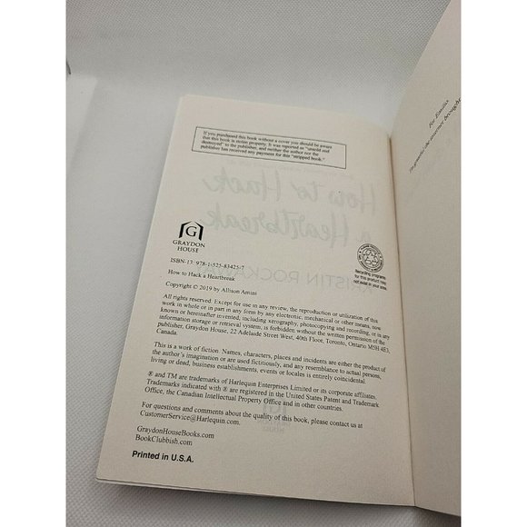 How to Hack a Heartbreak by Kristin Rockaway (2019, Trade Paperback) - Picture 3 of 4